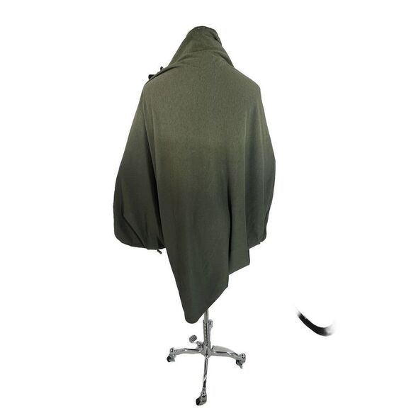 Lululemon Cocoon Shawl Wrap Cardigan OSFM 2 Button Green Oversized Flowy - Picture 3 of 13
